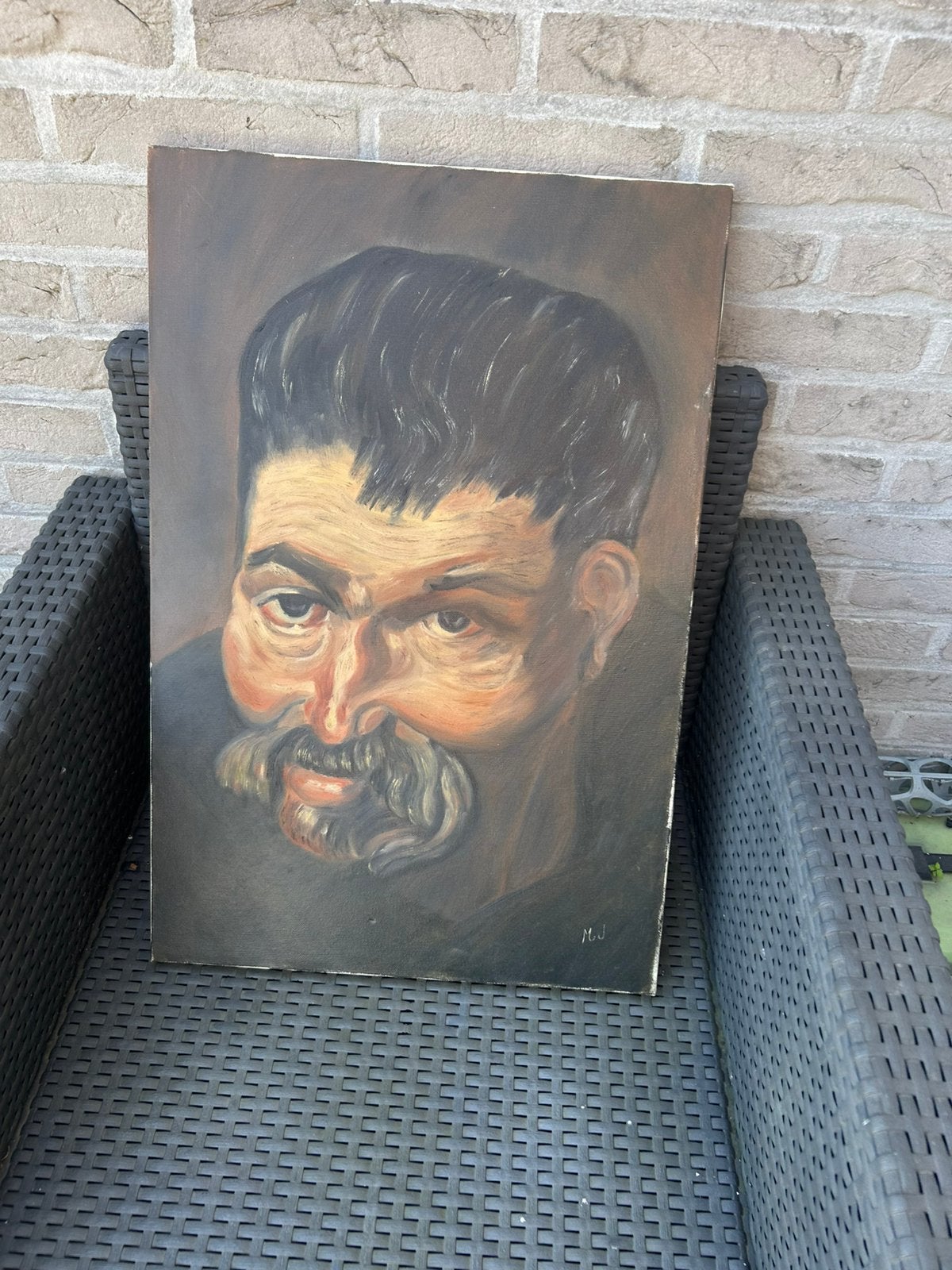 Schilderij van de veere mj, Ophalen