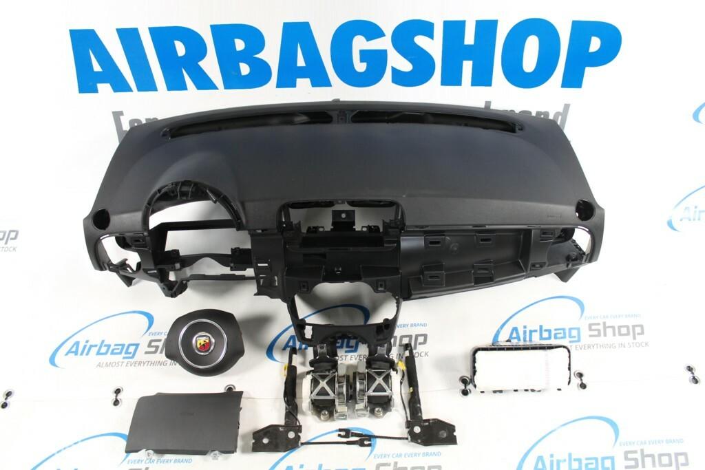 Airbag kit Tableau de bord noir volant Abarth Fiat 500, Autos : Pièces & Accessoires