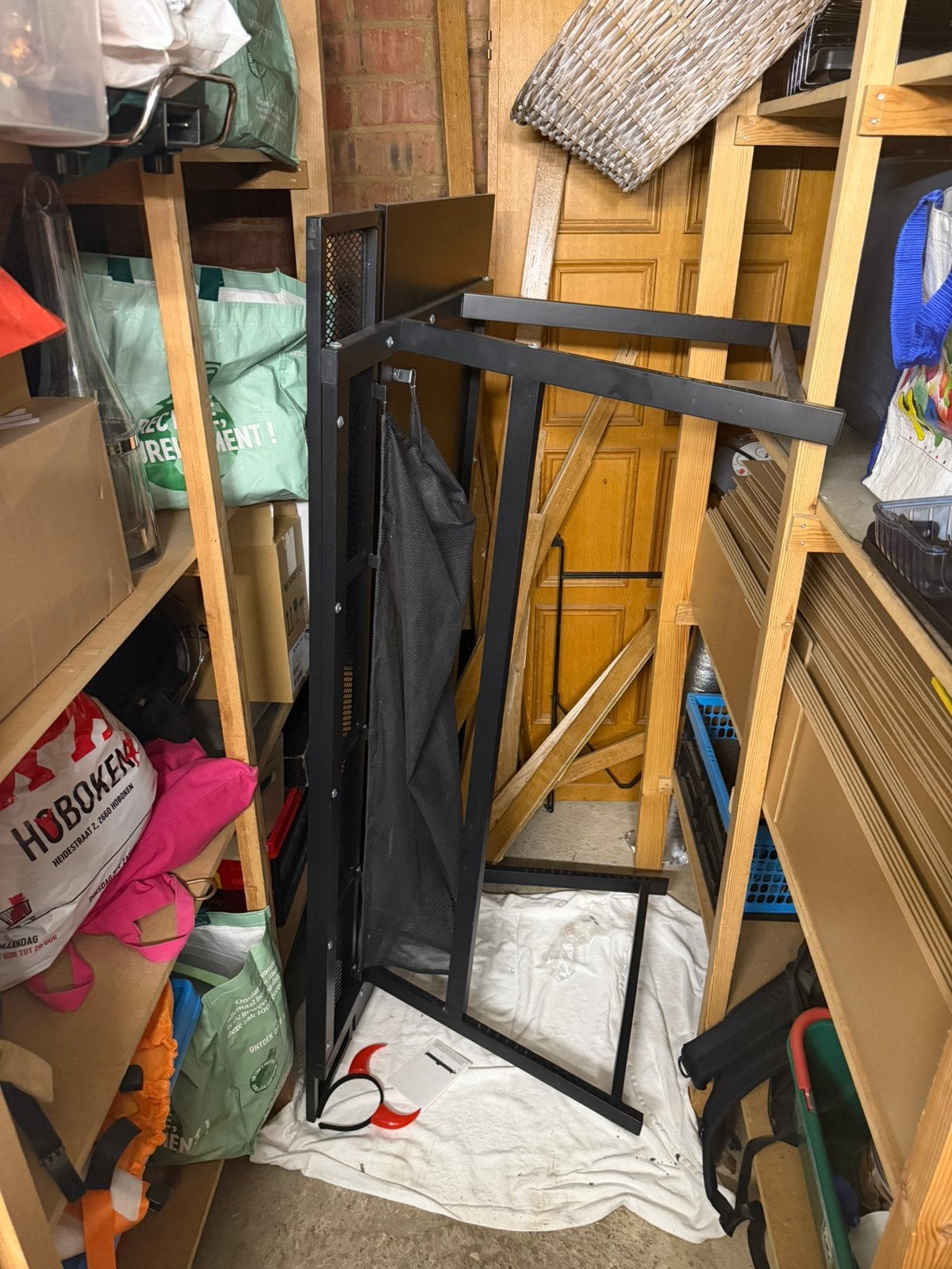 Grote bureau, Huis en Inrichting, Bureaus, Ophalen, Zwart, Gebruikt, Hout