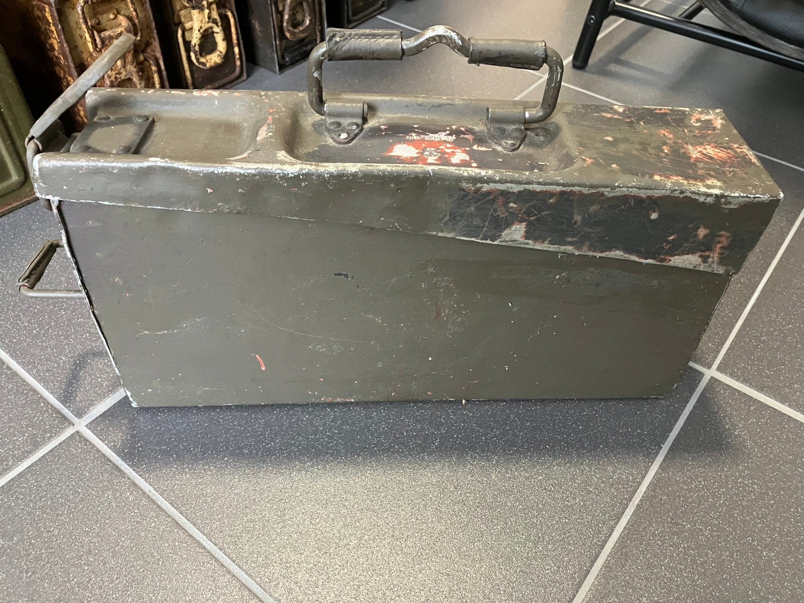 Duits Alu MG kistje. Lees omschrijving aub, Verzamelen, Militaria | Tweede Wereldoorlog, Ophalen of Verzenden
