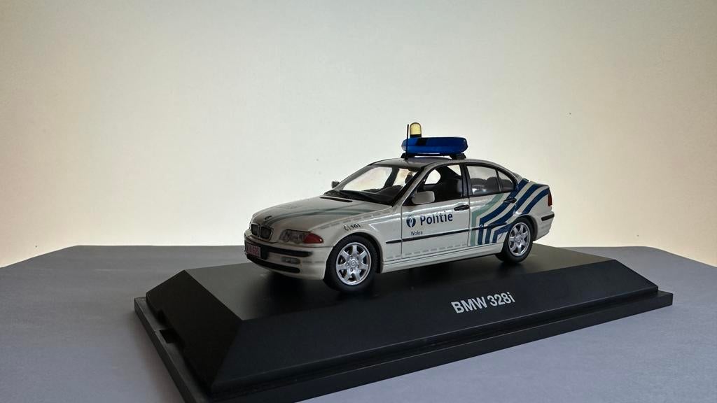Minichamps BMW série 3 police locale lokale politie ZP WoKra, Ophalen, Gebruikt, Auto, MiniChamps