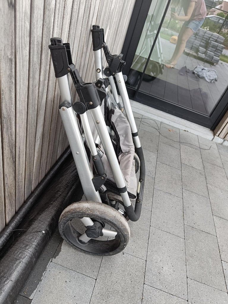 Kinderwagen, Kinderen en Baby's, Kinderwagens en Combinaties, Gebruikt, Verstelbare duwstang, Ophalen, Kinderwagen