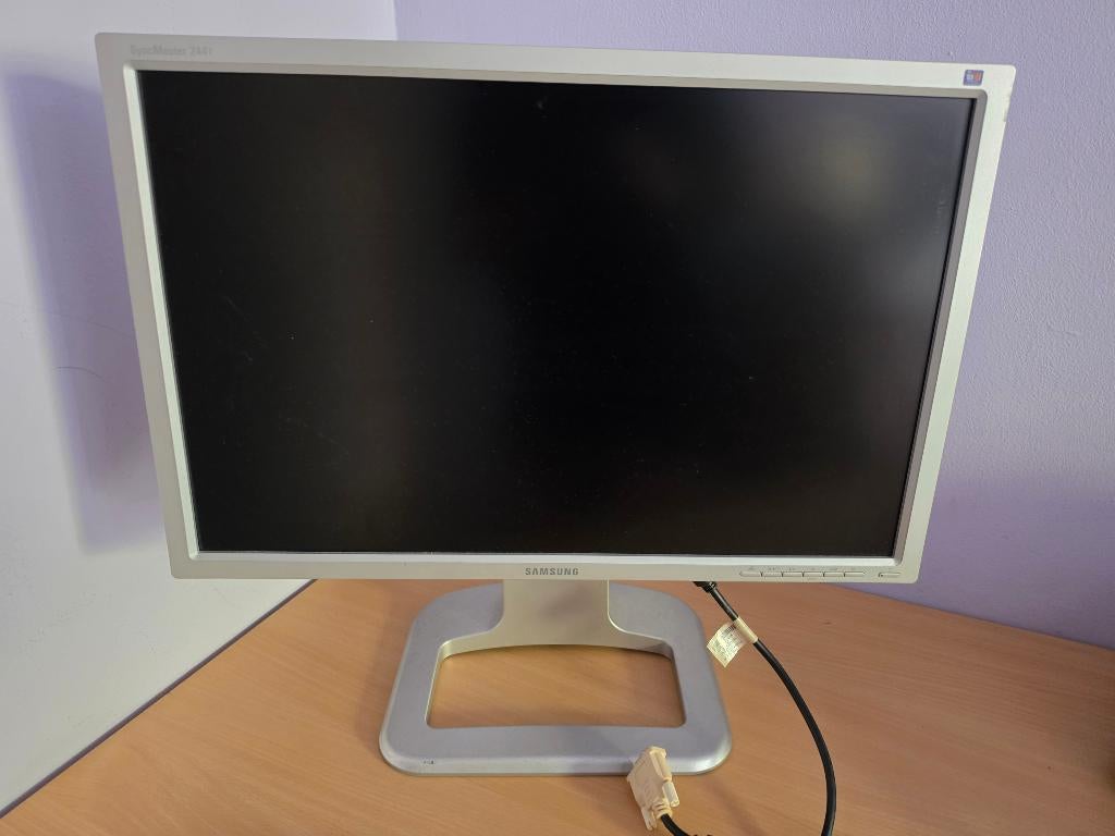Samsung Syncmaster 244T Zilver monitor, Computers en Software, Monitoren, Gaming, Gebruikt, Ophalen of Verzenden, Samsung