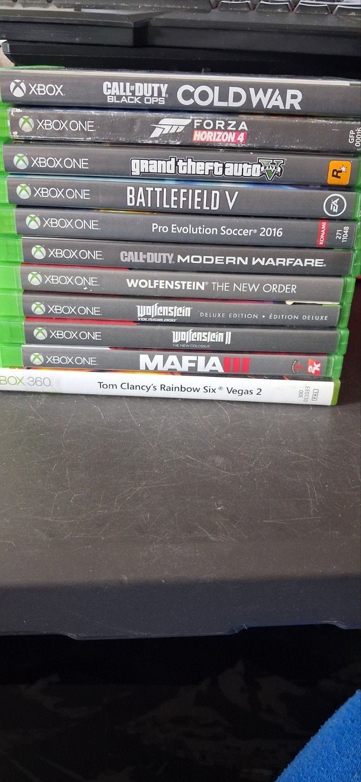 11 jeux Xbox : 10 Xbox One + 1 Xbox 360, Enlèvement