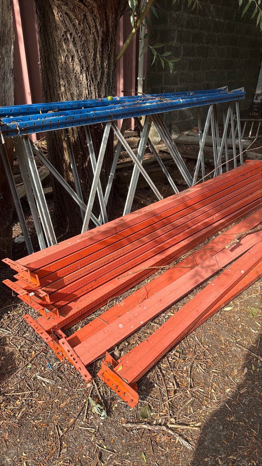 Pallet stelling, Ophalen
