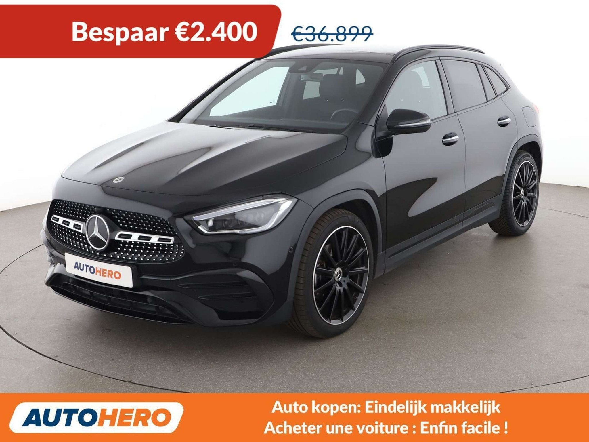 Mercedes-Benz GLA 200 GLA 200 d AMG Line (bj 2023), Auto's, Parkeerassistent, Gebruikt, Zwart, 150 pk