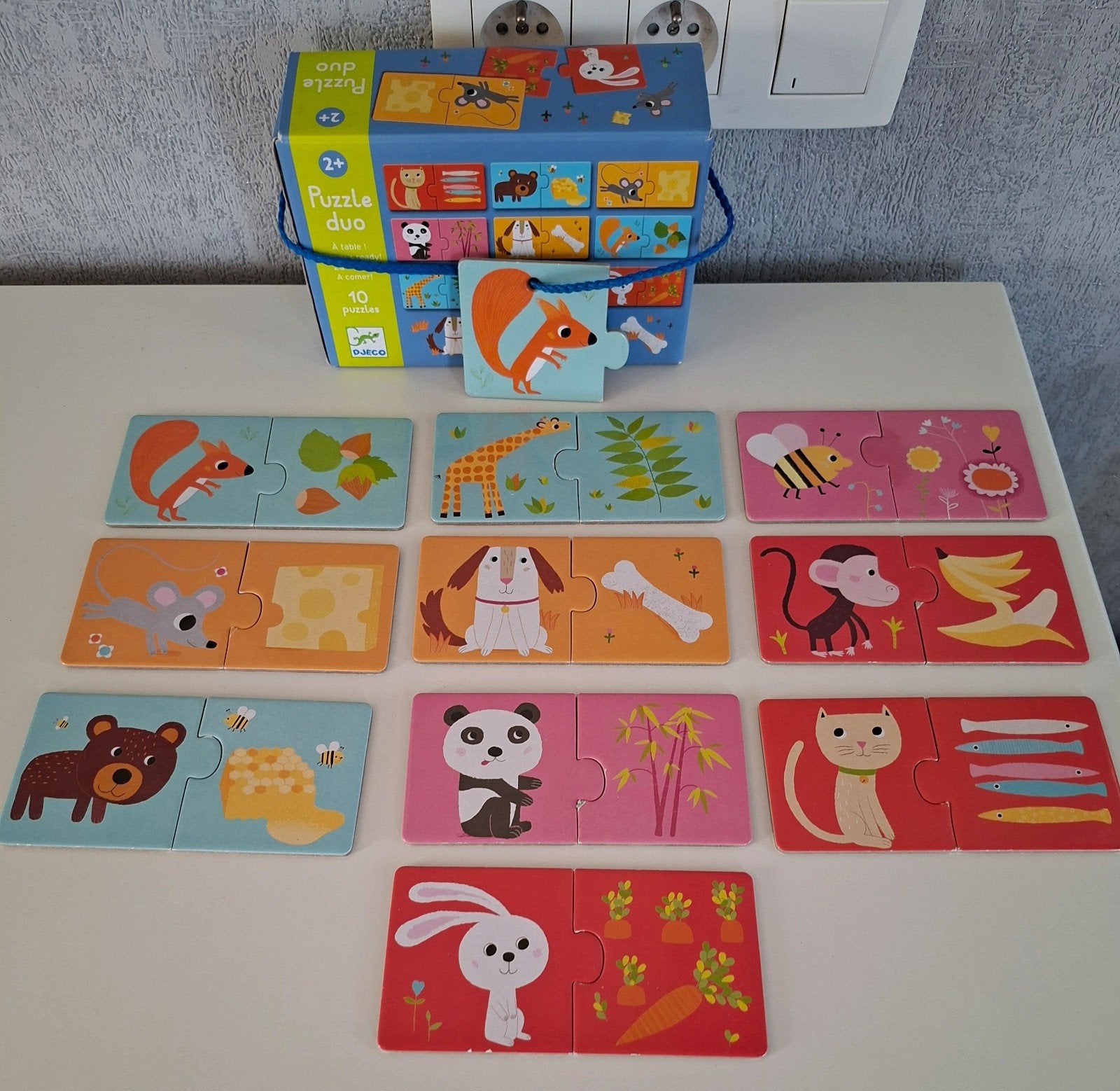 Puzzel : duo puzzels / merk djeco, Ophalen