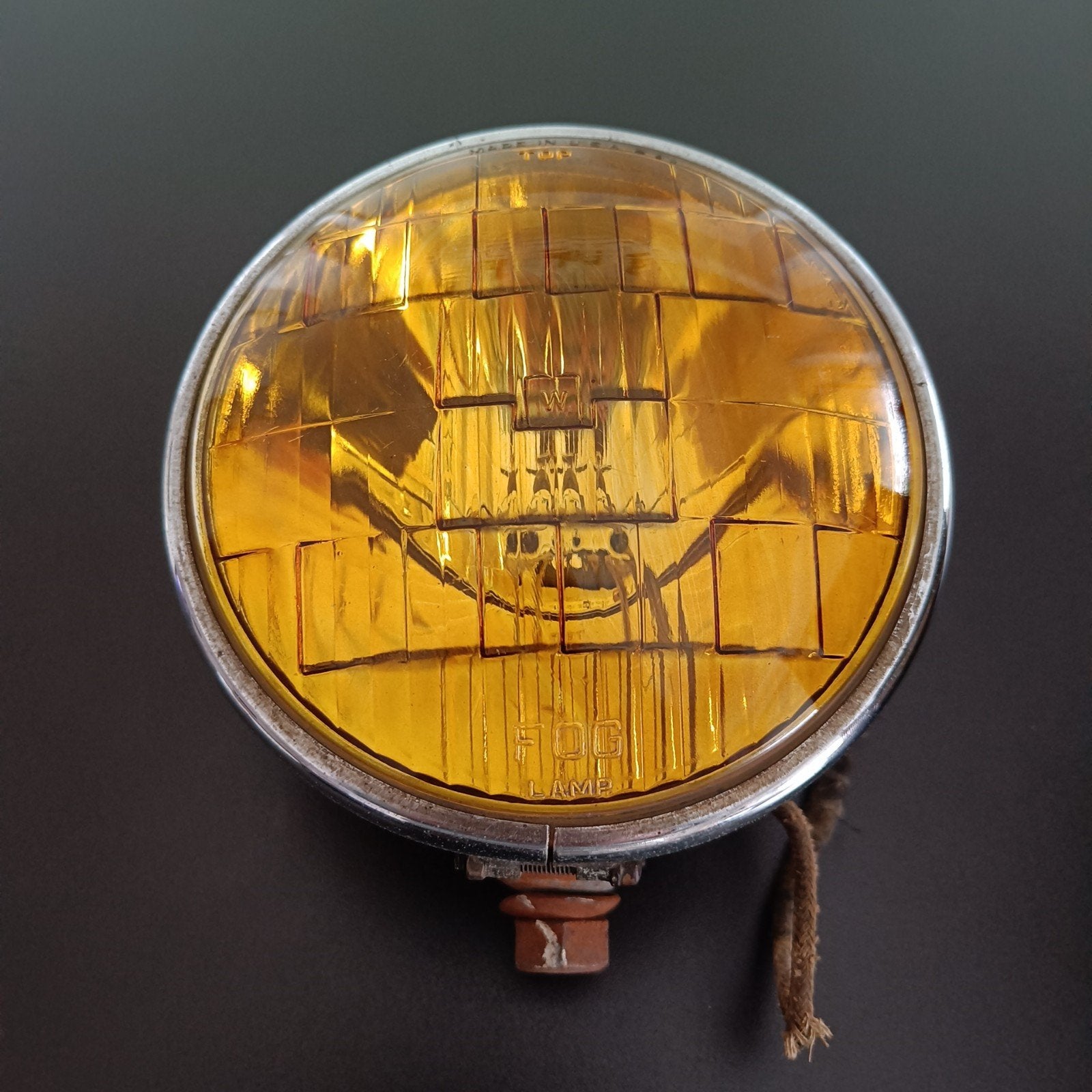 Feu antibrouillard vintage Dietz NY 510 jaune ambre., Enlèvement ou Envoi, Utilisé