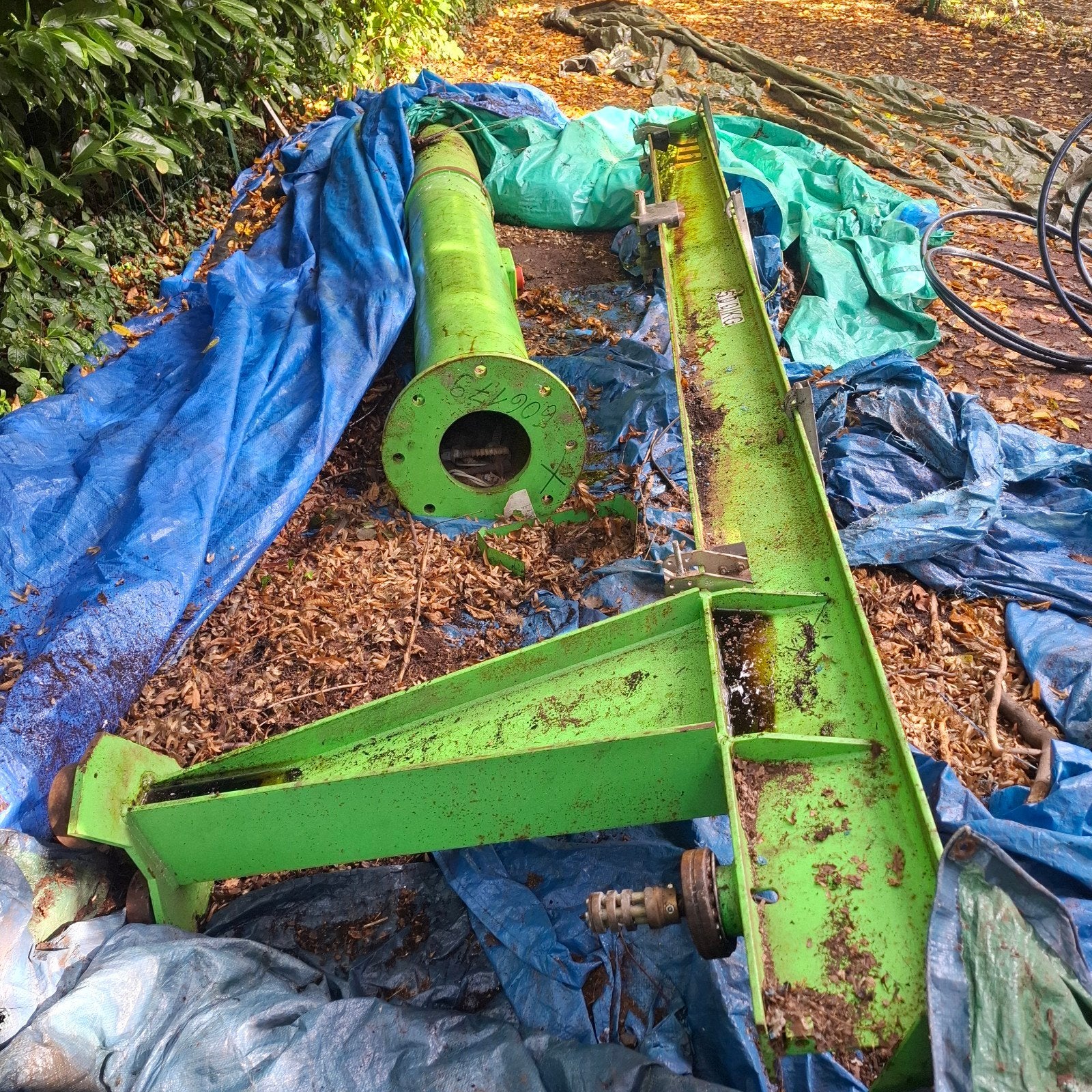 Potence en acier, portée 4 mètres,  poids maximum 500 kg, Bricolage & Construction, Enlèvement, Utilisé, Fer