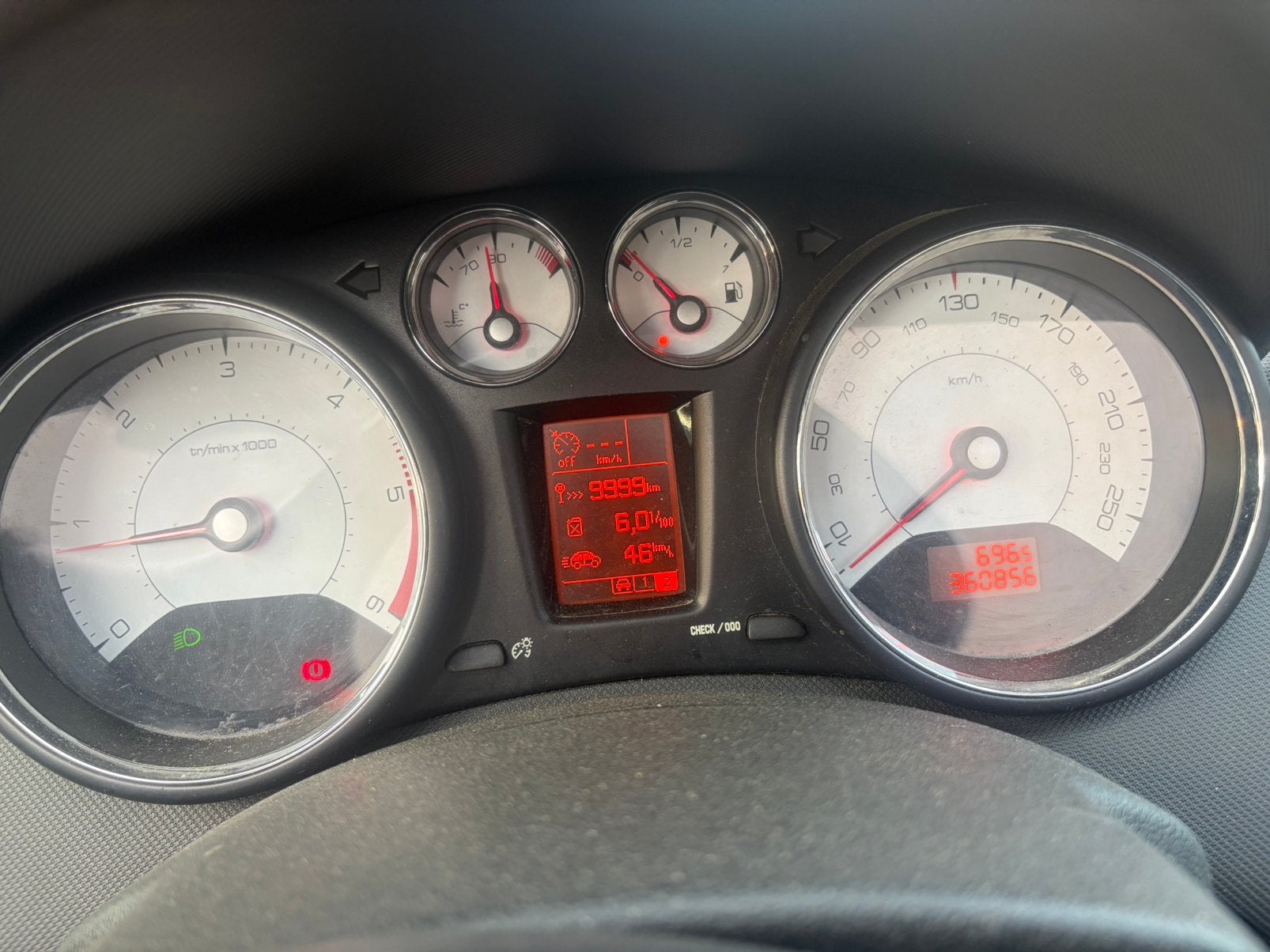 308 cc, Auto's, Voorwielaandrijving, Euro 5, Zwart, Cabriolet
