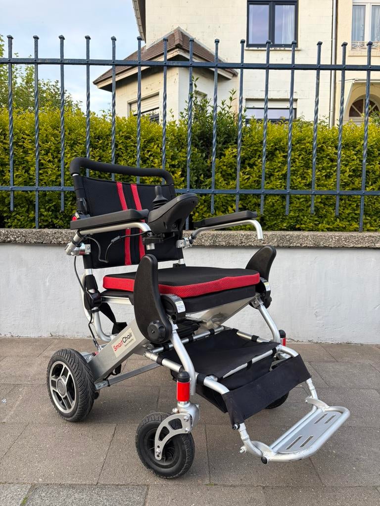 Smart Chair XL opvouwbare elektrische rolstoel nieuwstaat, Diversen, Rolstoelen, Ophalen of Verzenden, Inklapbaar, Zo goed als nieuw