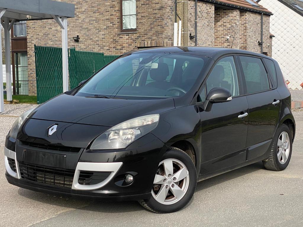 Renault Scenic 1.4i 2009 -1Main - Clim - Gps - Ct ok -, Parkeersensor, Monovolume, Zwart, 1397 cc