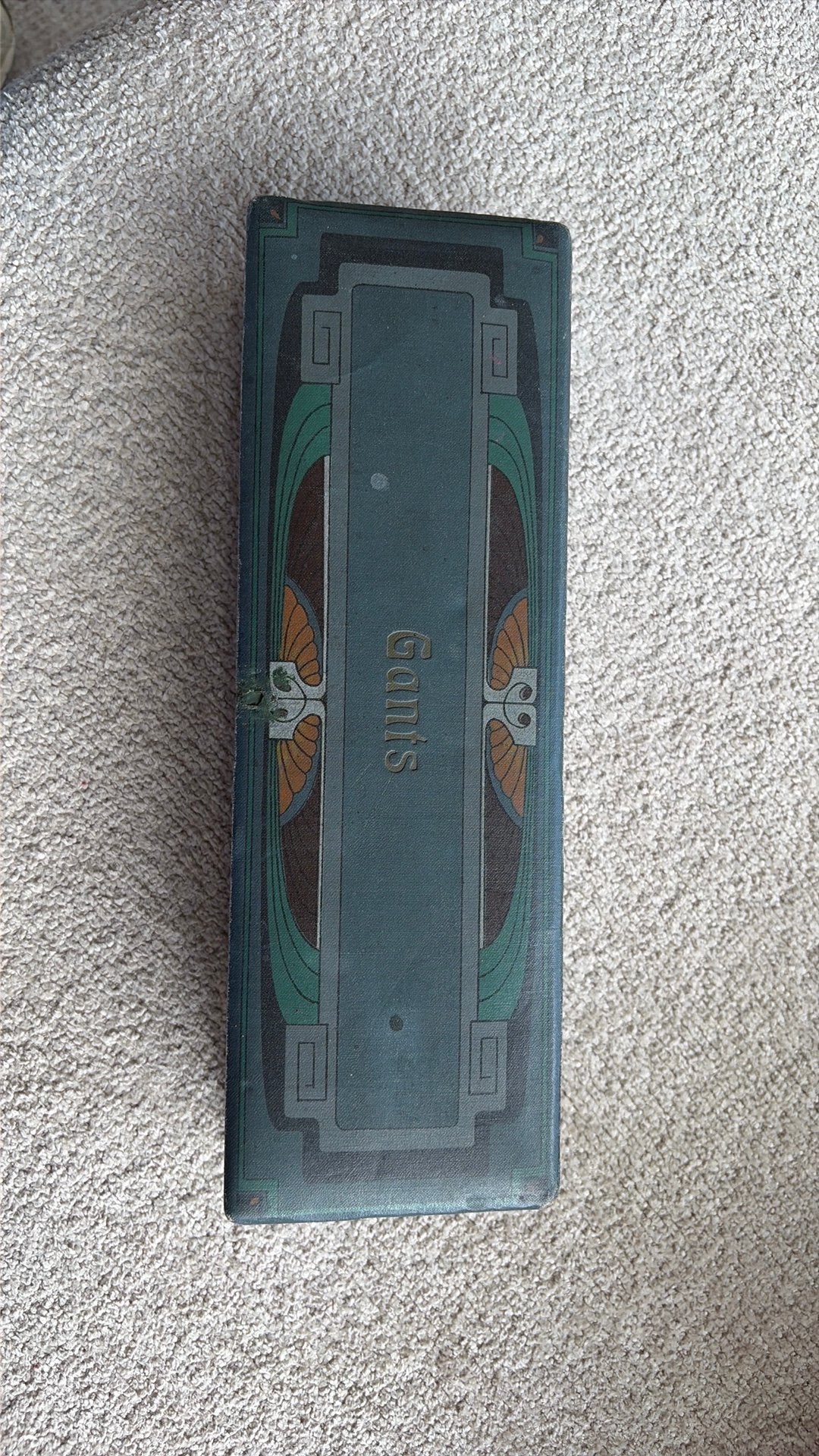 Antiek art deco handschoenendoos jaren 20, Antiquités & Art, Antiquités | Accessoires de maison, Enlèvement ou Envoi
