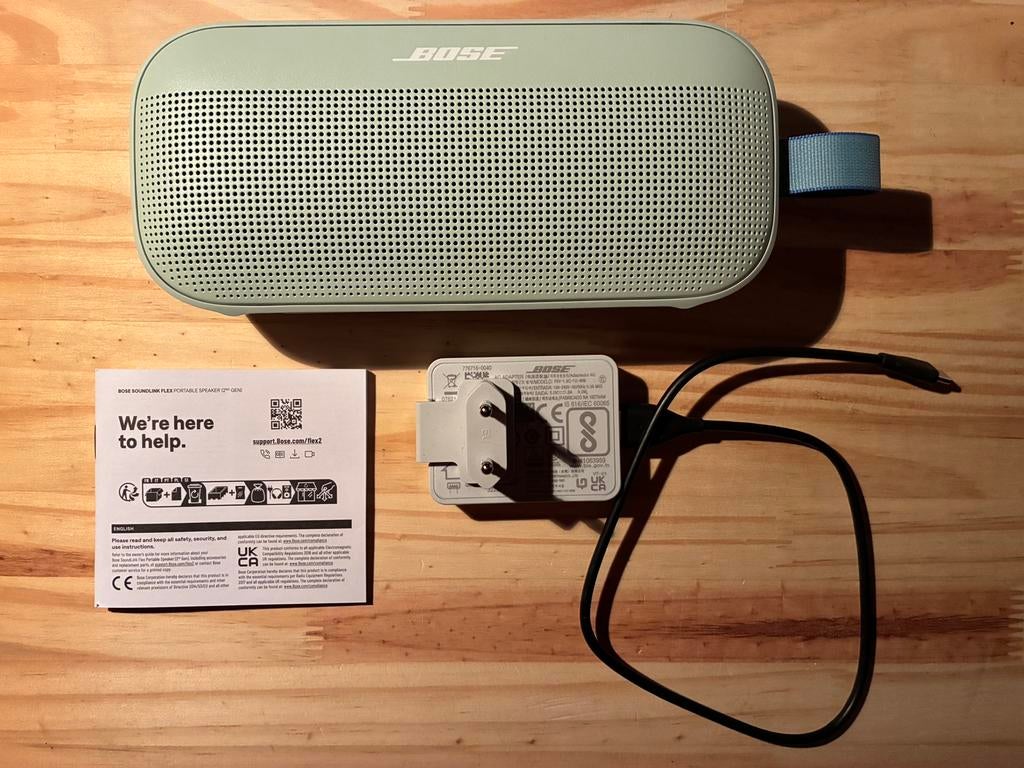 Enceinte Bose SoundLink Flex Gen 2 Verte, Audio, Tv en Foto, Ophalen, Zo goed als nieuw, Bose