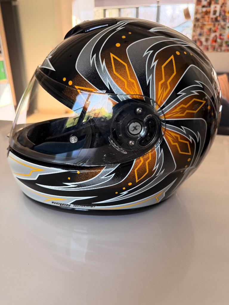 Motorhelm Nolan X-lite + Richa motorhandschoenen dames., Motos, Nolan, Femmes, Casque intégral, Enlèvement