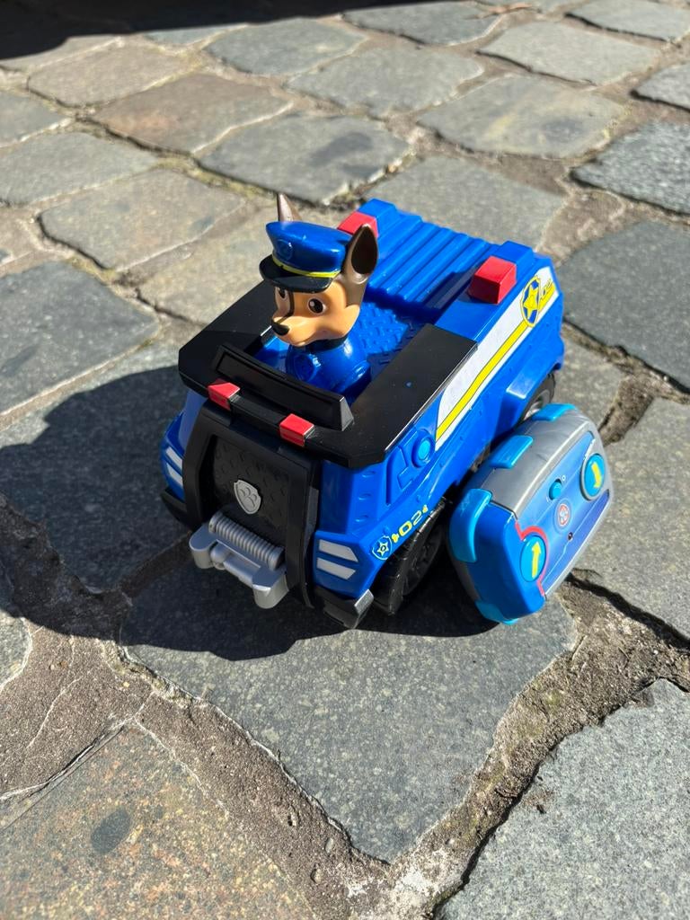 Paw petrol politiewagen met afstandsbediening, Ophalen of Verzenden, Zo goed als nieuw, Afstandsbediening