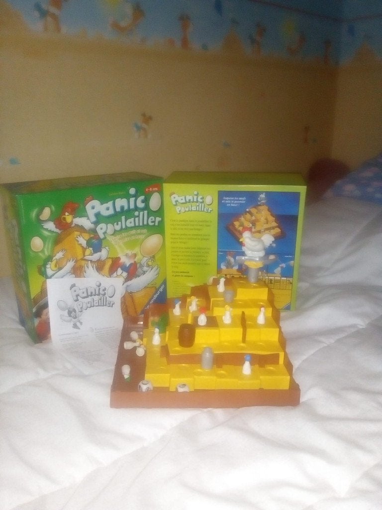 panic au poulailler, Hobby en Vrije tijd, Gezelschapsspellen | Bordspellen, Ophalen of Verzenden, Zo goed als nieuw