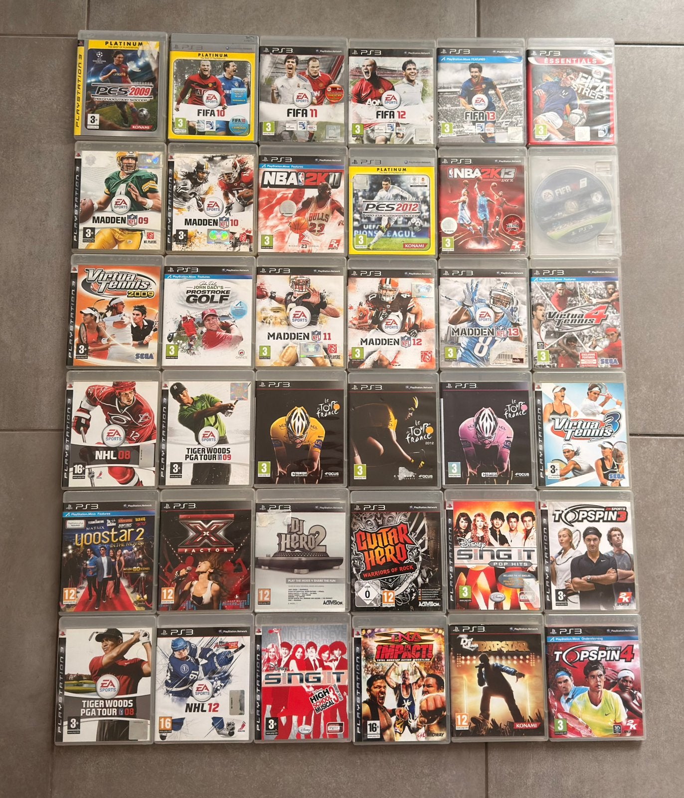 LOT Van PS3 Games, Games en Spelcomputers, Ophalen, Zo goed als nieuw, Sport