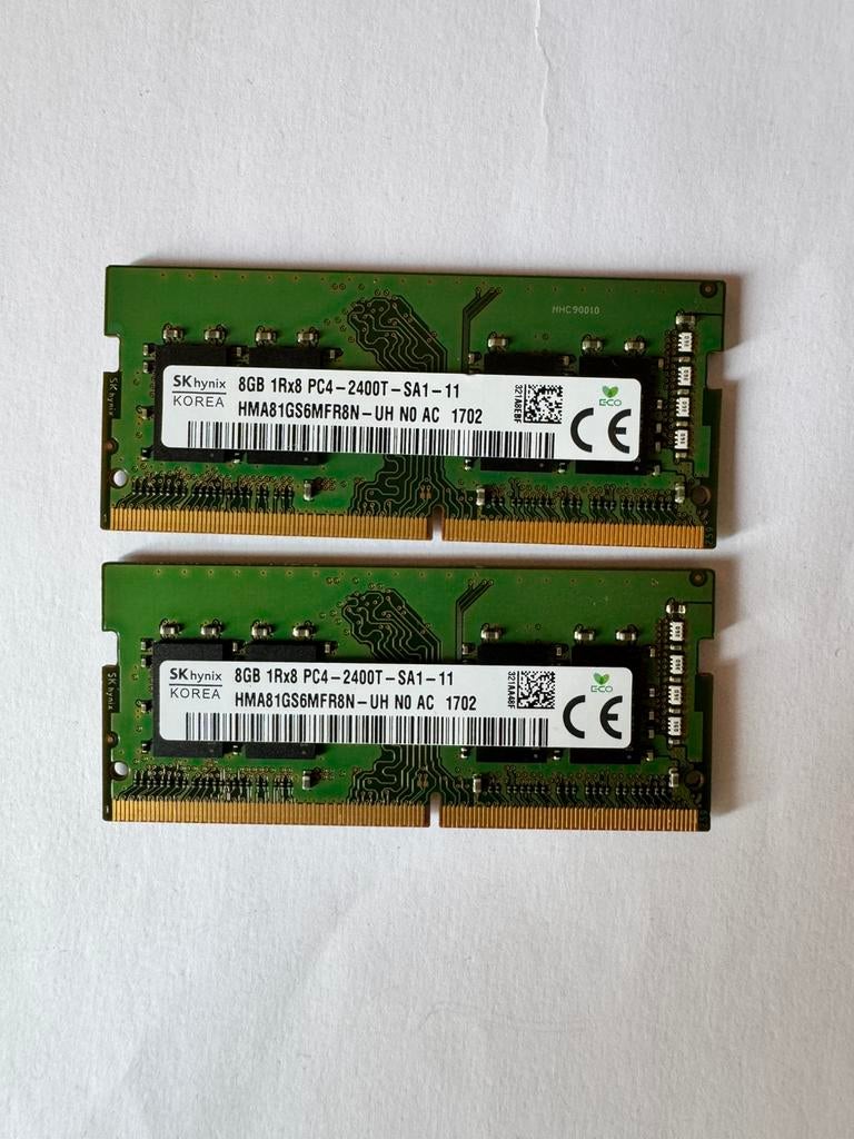 RAM 8+8=16GO, Informatique & Logiciels, Mémoire RAM, Comme neuf, 8 GB, DDR4, Enlèvement