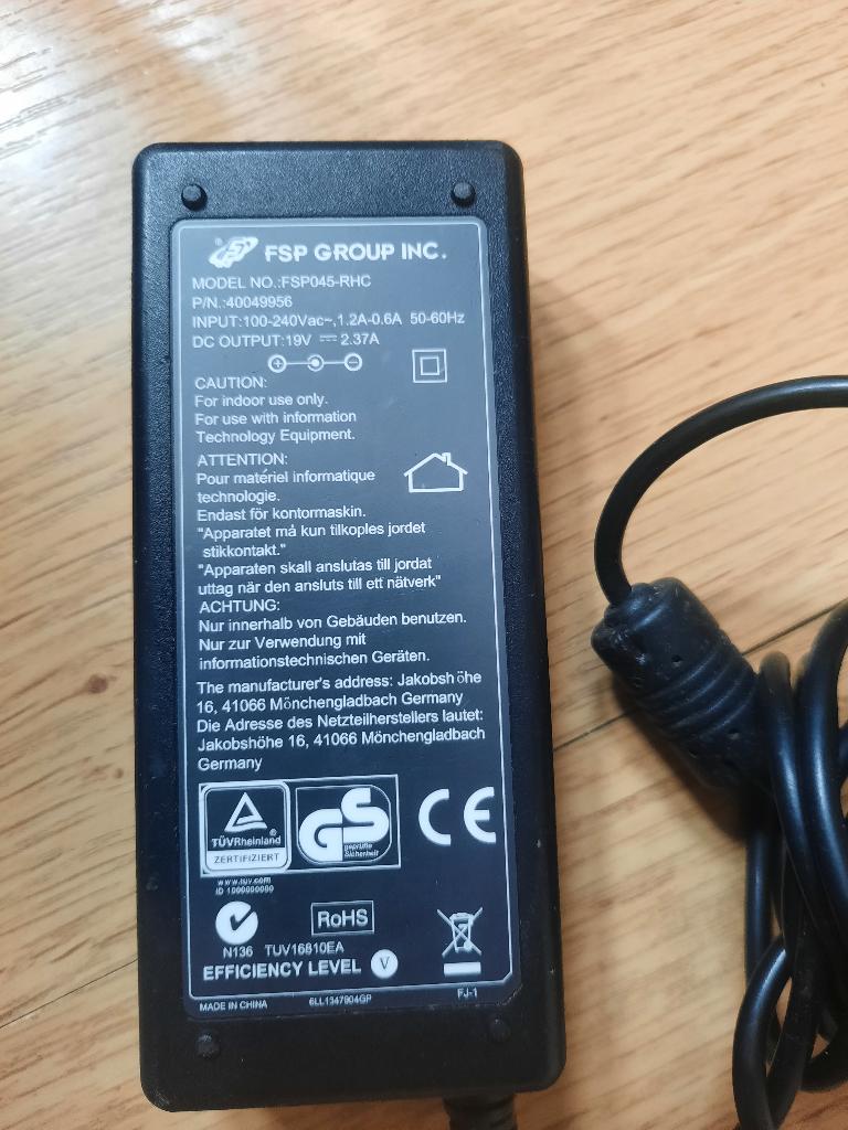 Adaptateur Secteur FSP FSP045 19V 2,37A, Enlèvement ou Envoi, Utilisé, FSP