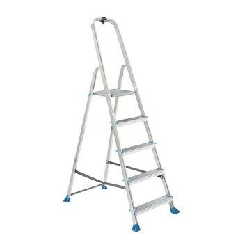ESCABEAU  NEUVE 5 MARCHES ALU, Bricolage & Construction, Neuf, 2 à 4 mètres, Pliable ou rétractable/escamotable, Échelle