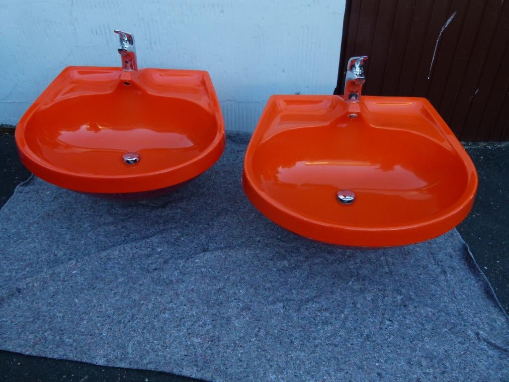 vintage  space age ultieme wastafel lavabo  Feierbach-Röhm, Enlèvement, Comme neuf, Lavabo