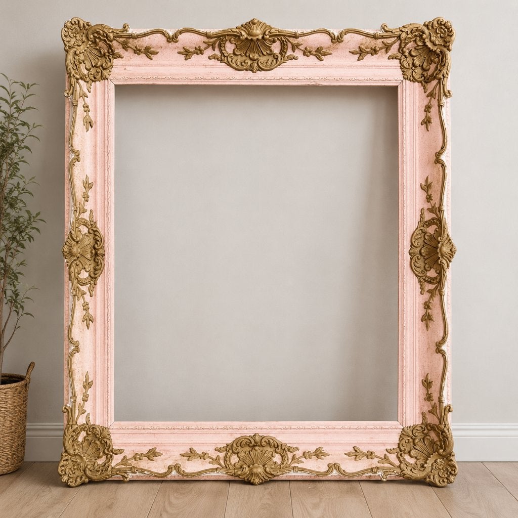 Grote vintage sierkader met barokke ornamenten, Antiek en Kunst, Ophalen
