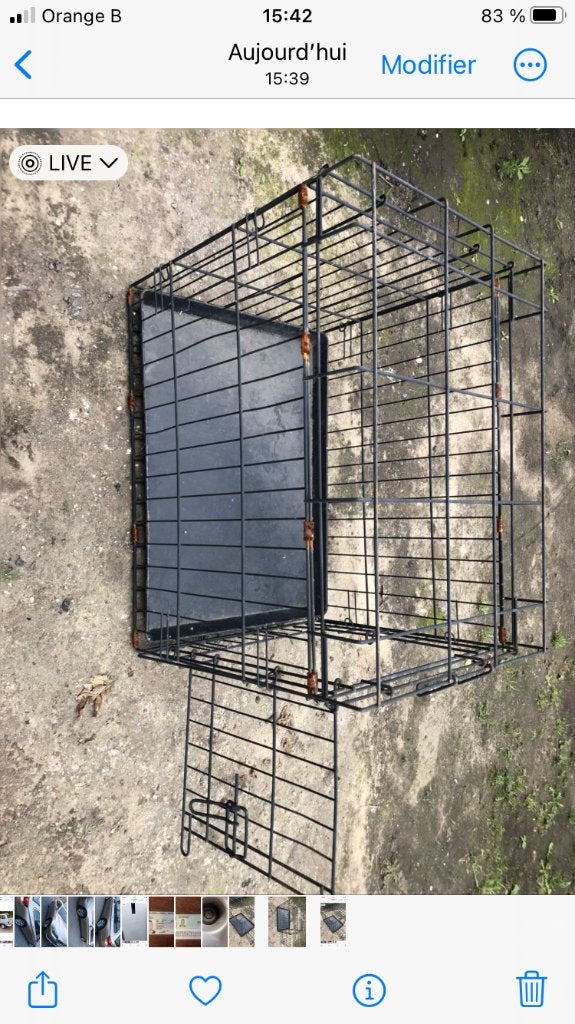 Cage pour chiens, Enlèvement