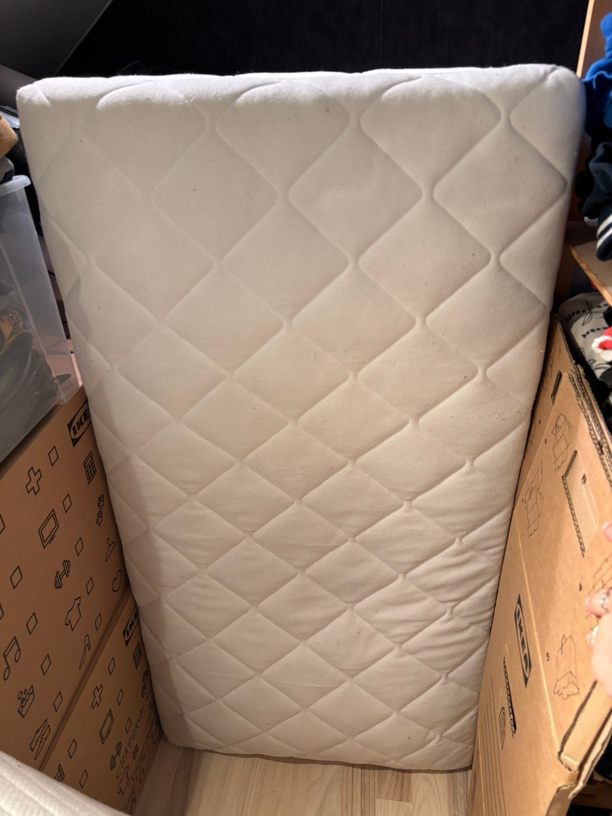 Matelas lit bébé., Enlèvement ou Envoi, Utilisé, Une personne, Matelas