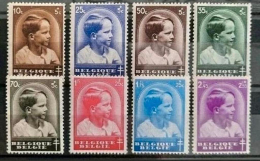 Belgique : COBP 438/45 ** Antituberculeux 1936., Sans timbre, Neuf, Enlèvement ou Envoi, Gomme originale