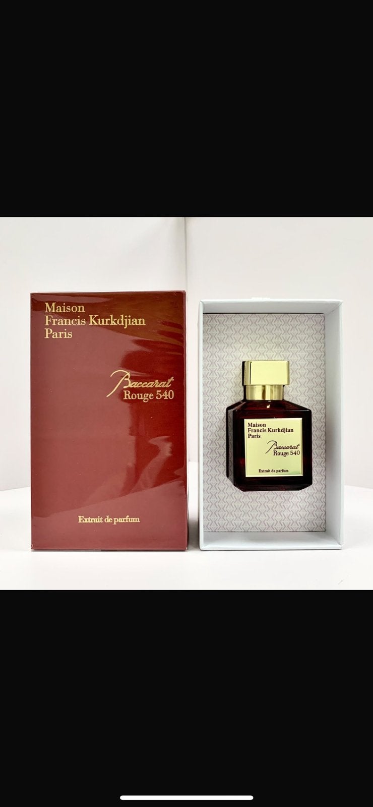 Baccarat Rouge extrait 70ml, Ophalen of Verzenden, Zo goed als nieuw