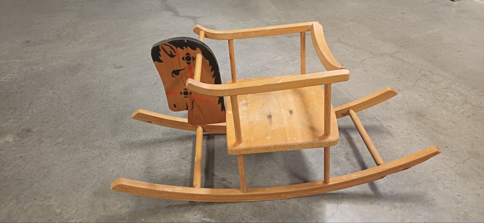 Antiek schommelpaard., Enfants & Bébés, Enlèvement, Utilisé