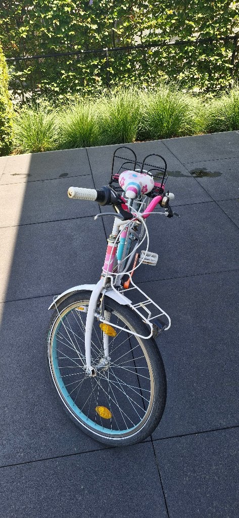 Kinderfiets, Fietsen en Brommers, Fietsen | Kinderfietsjes, Ophalen, 20 inch of meer, Gebruikt, Fleur