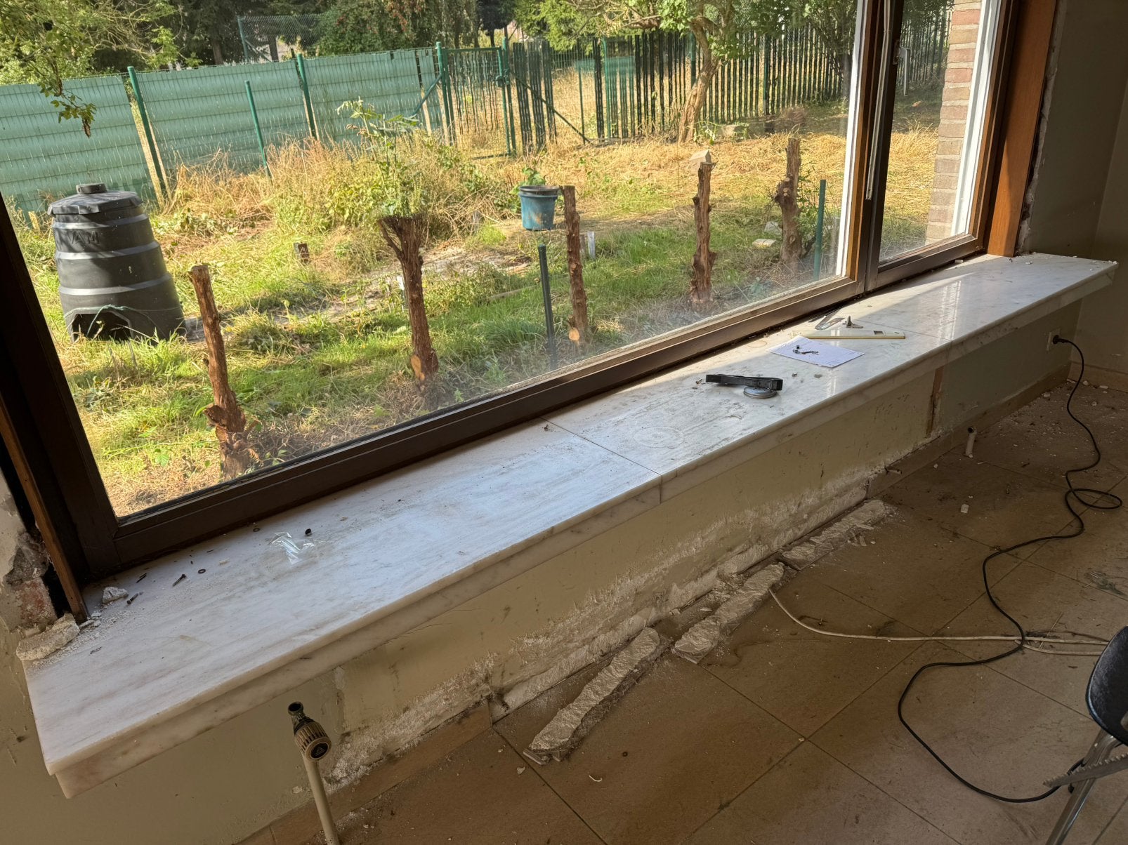 Marmeren venstertabletten, Doe-het-zelf en Bouw, Ophalen, Gebruikt