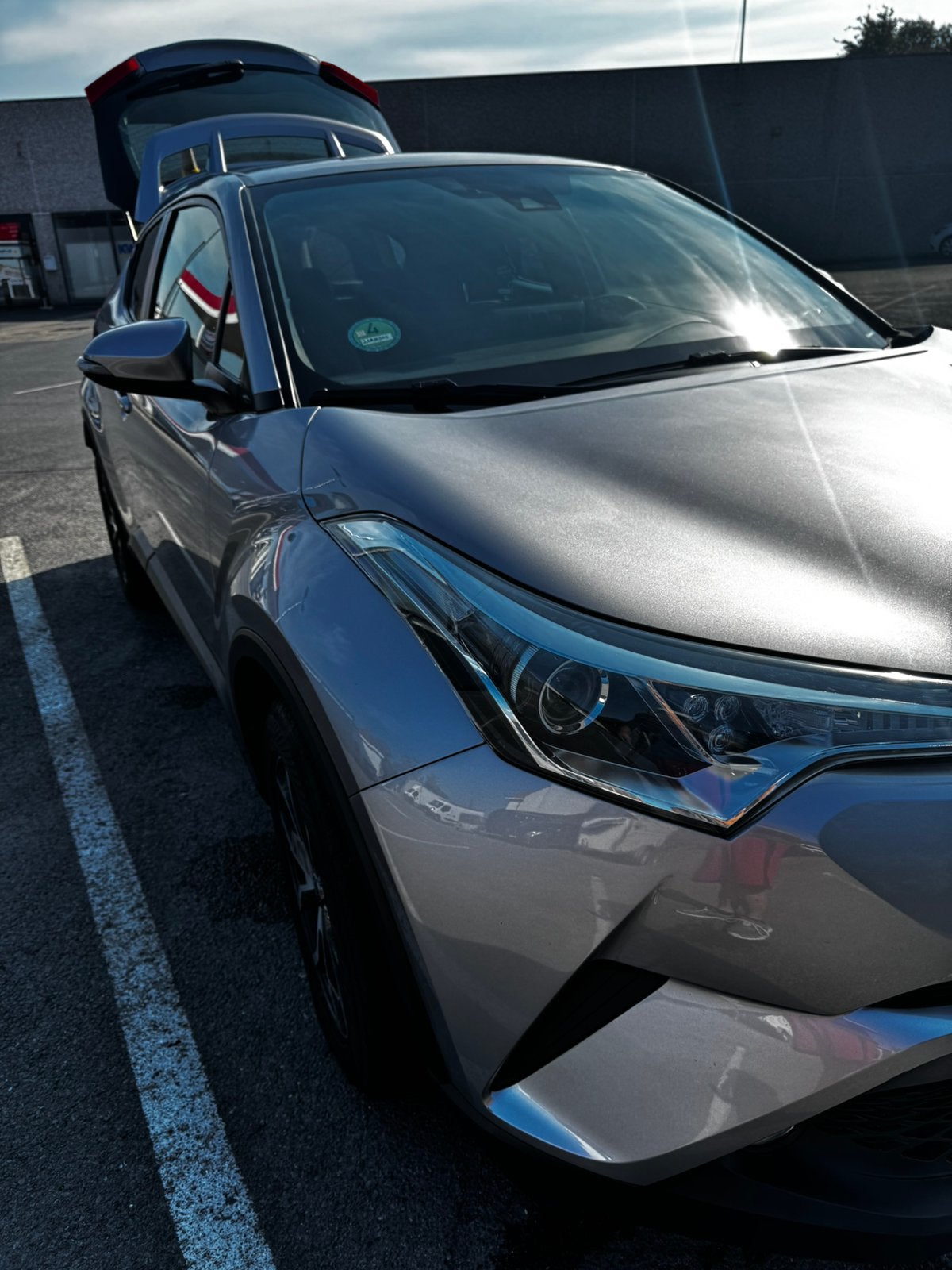 Toyota C-HR 1.2 Turbo  Benzine – Handgeschakeld – 2019, Auto's, Euro 6, Zwart, Handgeschakeld, Particulier