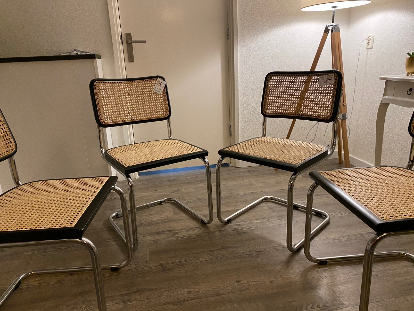 Cesca stoelen - Marcel Breuer Stijl, Maison & Meubles, Chaises, Enlèvement ou Envoi, Comme neuf
