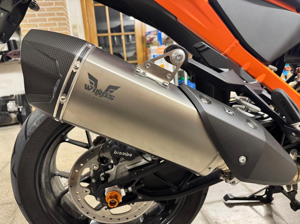 Wings uitlaat ktm 1290 super adventure, Ophalen, Gebruikt