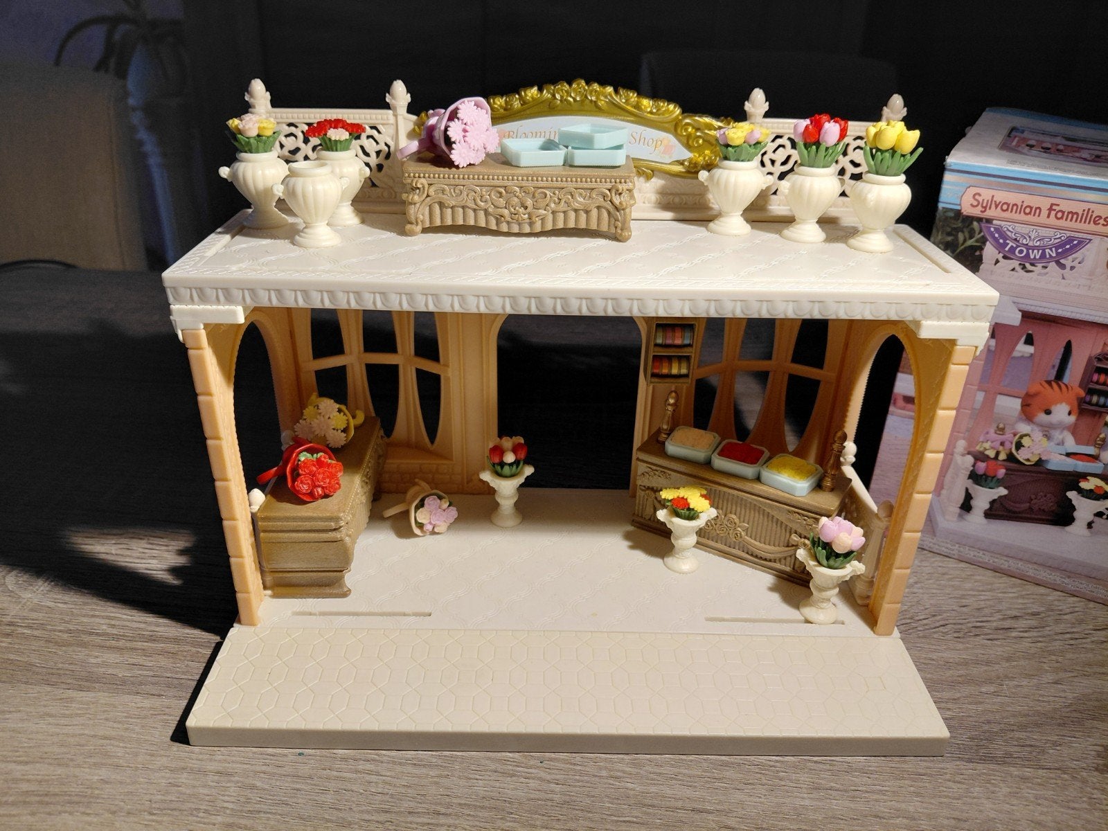 Sylvanian families bloemenwinkel, Ophalen