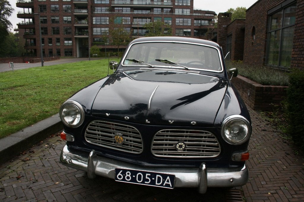 Leuke Volvo Amazon Comby uit 1966 op benzine met een B 20, Auto's, Achterwielaandrijving, Overige modellen, Blauw, Leder