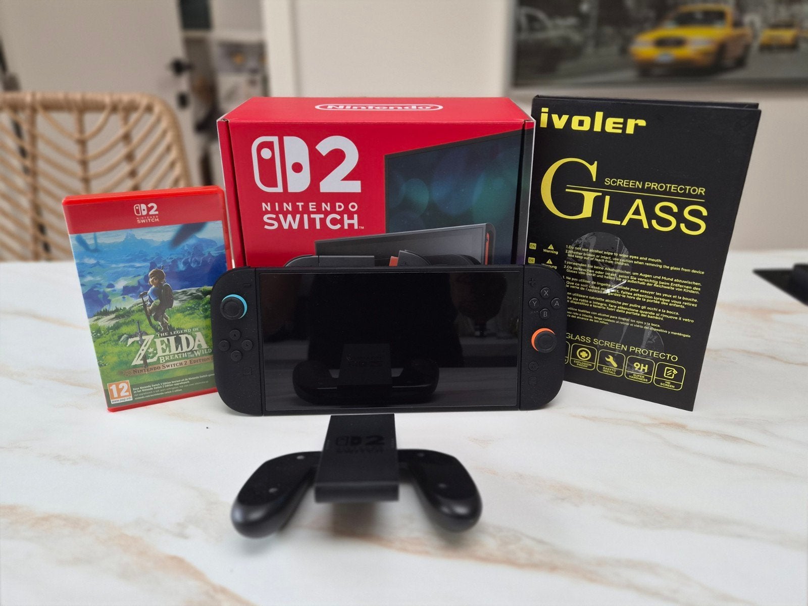 Nintendo Switch 2 + Zelda BOTW, Games en Spelcomputers, Spelcomputers | Nintendo Switch, Zo goed als nieuw, Switch Original, Zonder controller