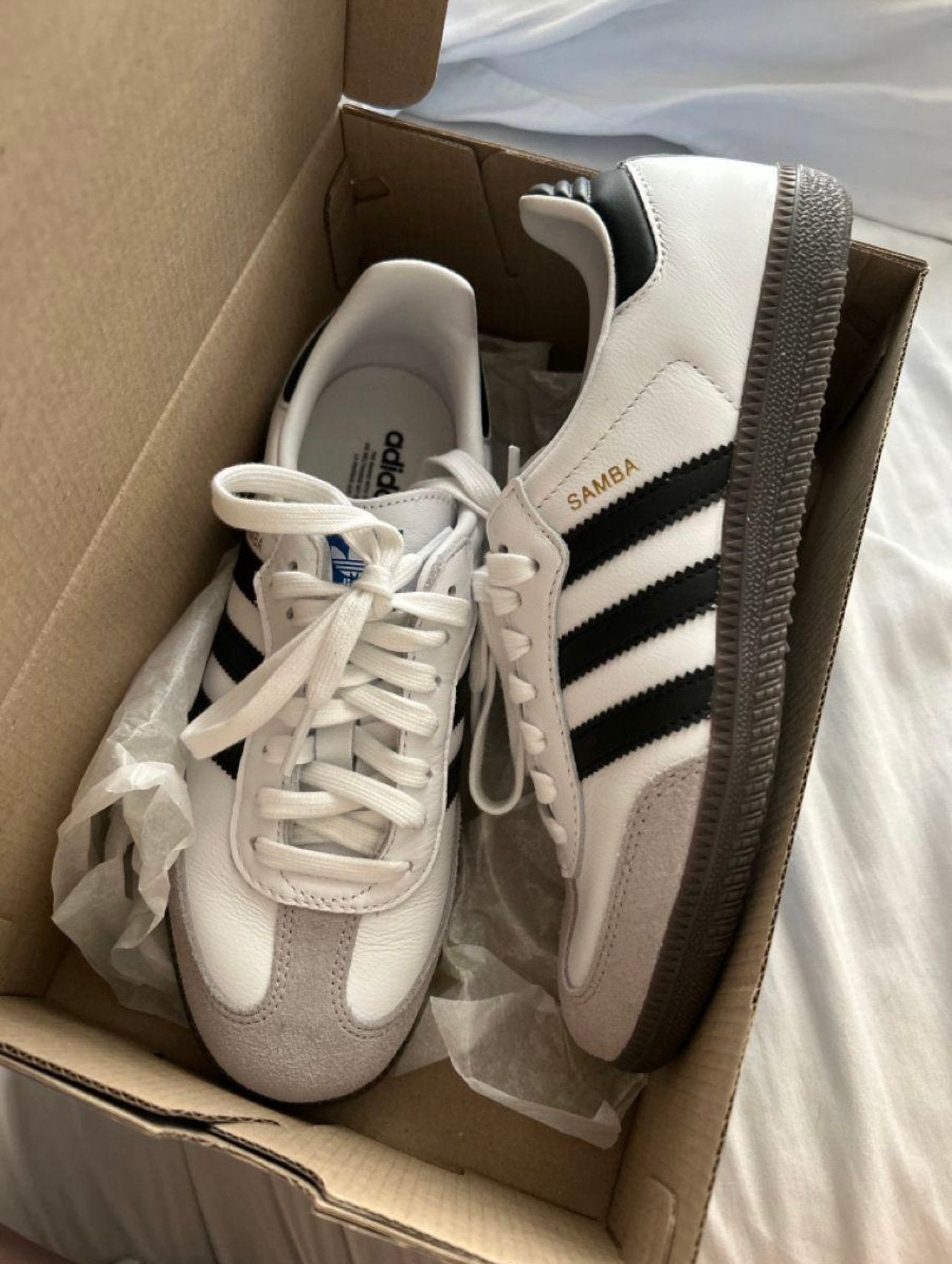 Addidas samba, Vêtements | Hommes, Chaussures, Enlèvement ou Envoi, Comme neuf, Blanc