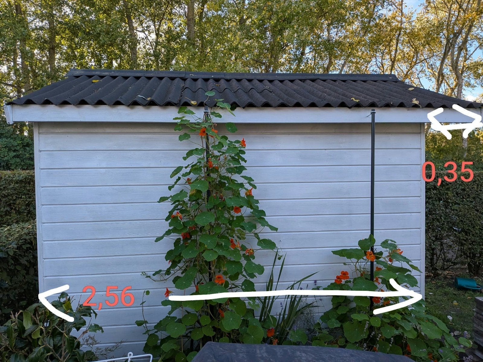 cabanon de jardin en bois, Tuin en Terras, Ophalen, Zo goed als nieuw, Hout, Tuinhuis