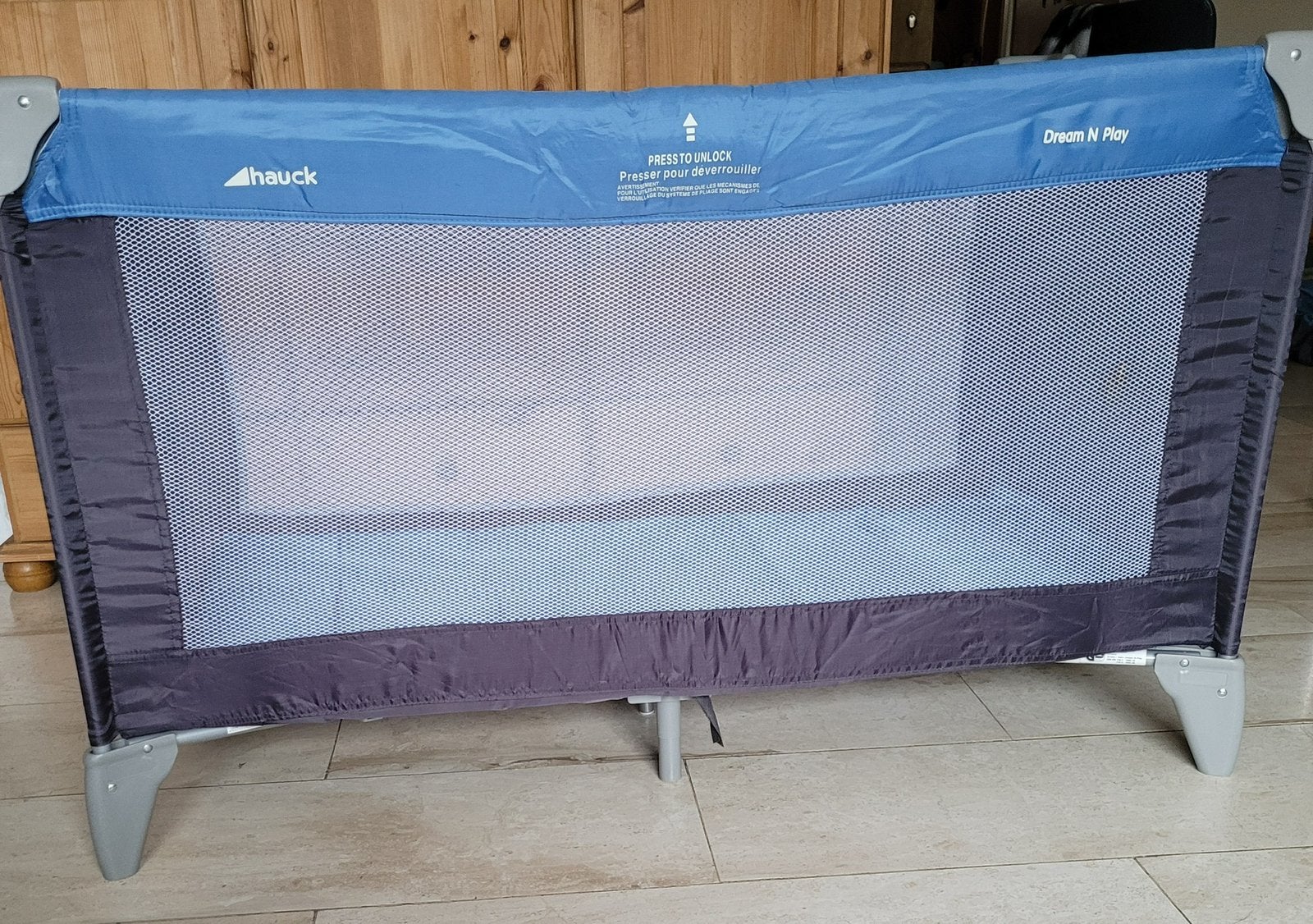 Hauck opvouwbaar en praktisch babyreisbed 60 cm/120 cm, Kinderen en Baby's, Ophalen, Zo goed als nieuw, Ledikant