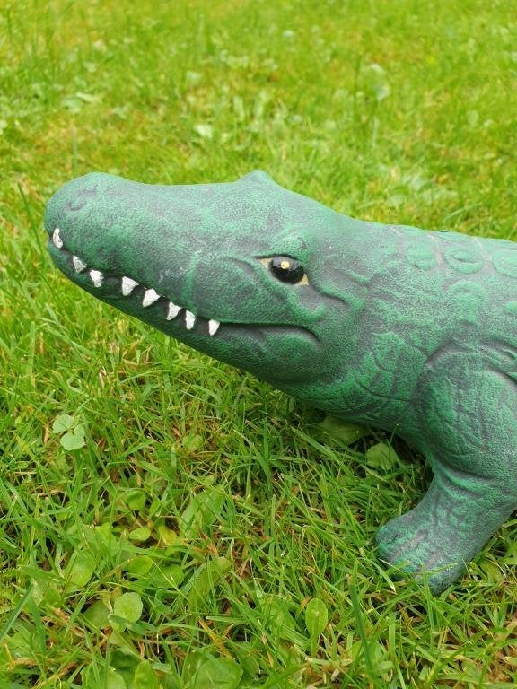 tuinbeeld van een krokodil , beton, Enlèvement ou Envoi, Neuf