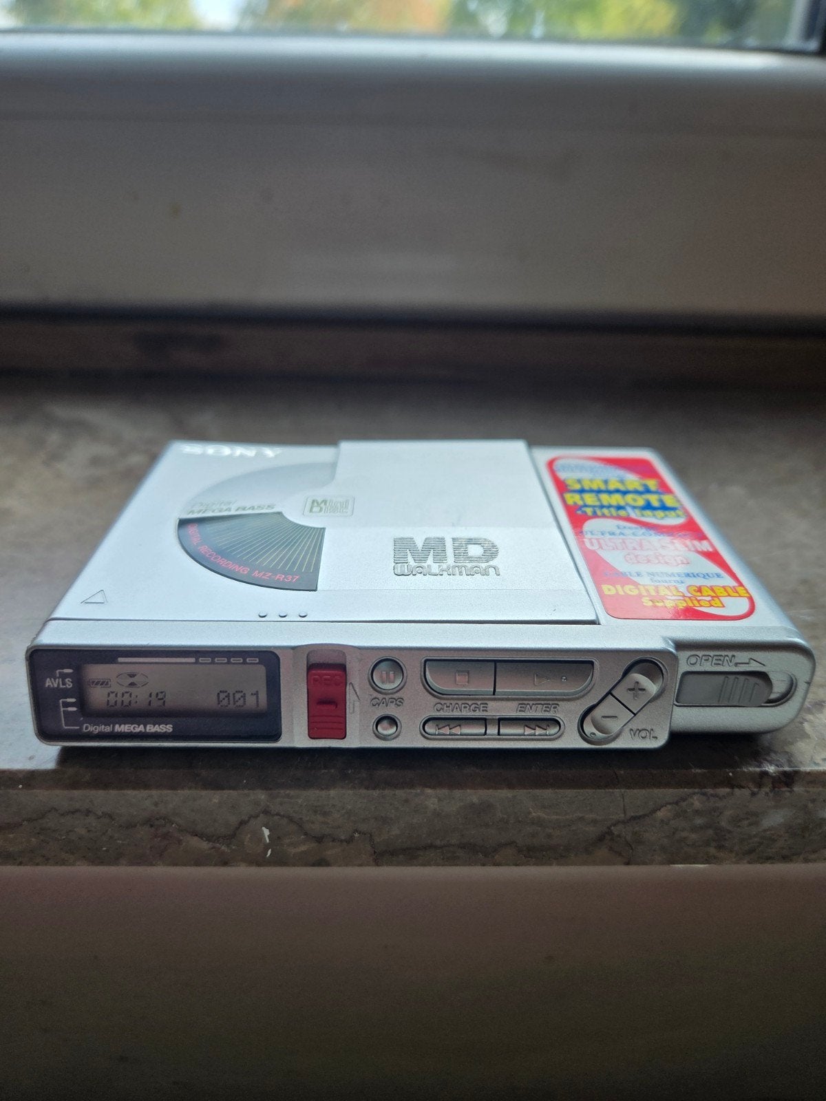 sony Walkman Md mini disc modèle mz r37, Ophalen