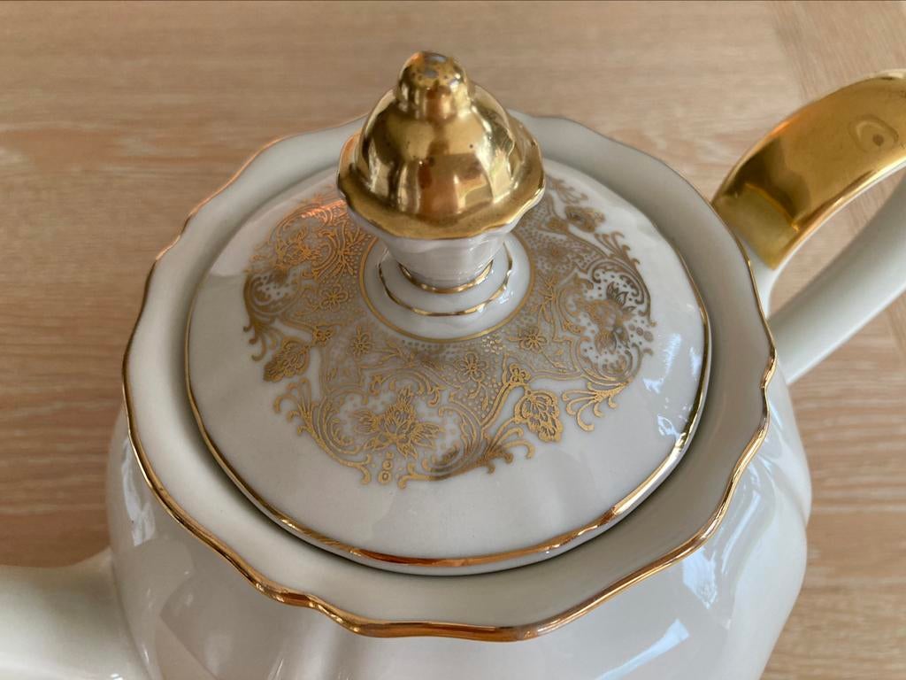 Vintage koffiekan Bavaria Elfenbein, Ophalen