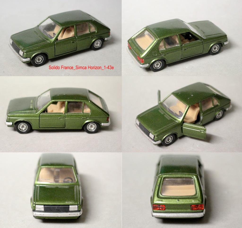 Vehicles_Solido France_lot van 3 Talbot-Simca-Matra auto's, Hobby en Vrije tijd, Modelauto's | 1:43, Zo goed als nieuw, Auto, Solido