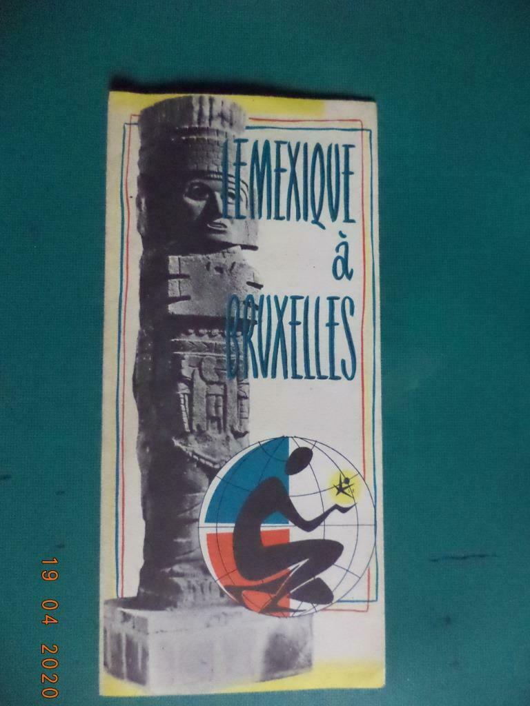 Folder: Expo 58: ''Le Mexique à Bruxelles - Expo 58''. Zg., Collections, Enlèvement ou Envoi, Utilisé