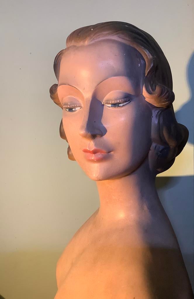 Vintage Franse manequin 1960s + handtekening van Jan Bucquoy, Ophalen, Huis en Inrichting