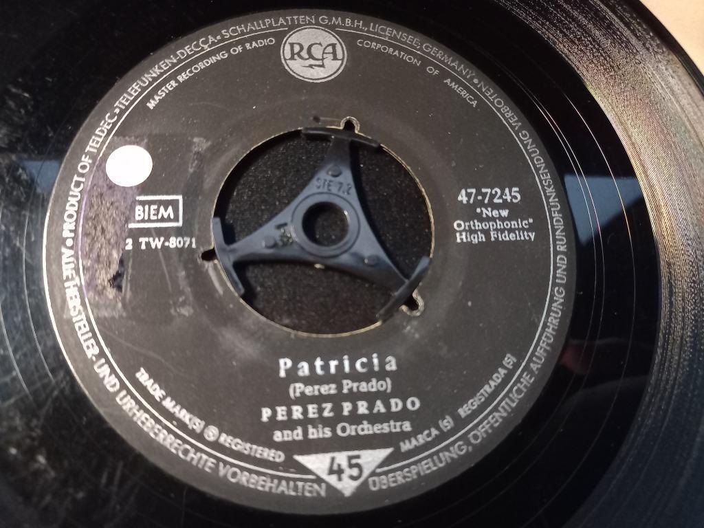 Perez Prado And His Orchestra ‎– Patricia / Why Wait '7, Latin en Salsa, Gebruikt, 7 inch, Single